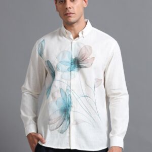 Ivory Botanical Flow Shirt